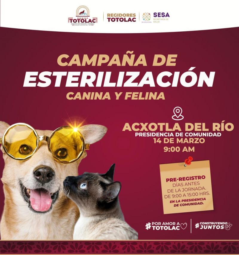 JORNADAS DE ESTERILIZACIÓN GRATUITAS 2025